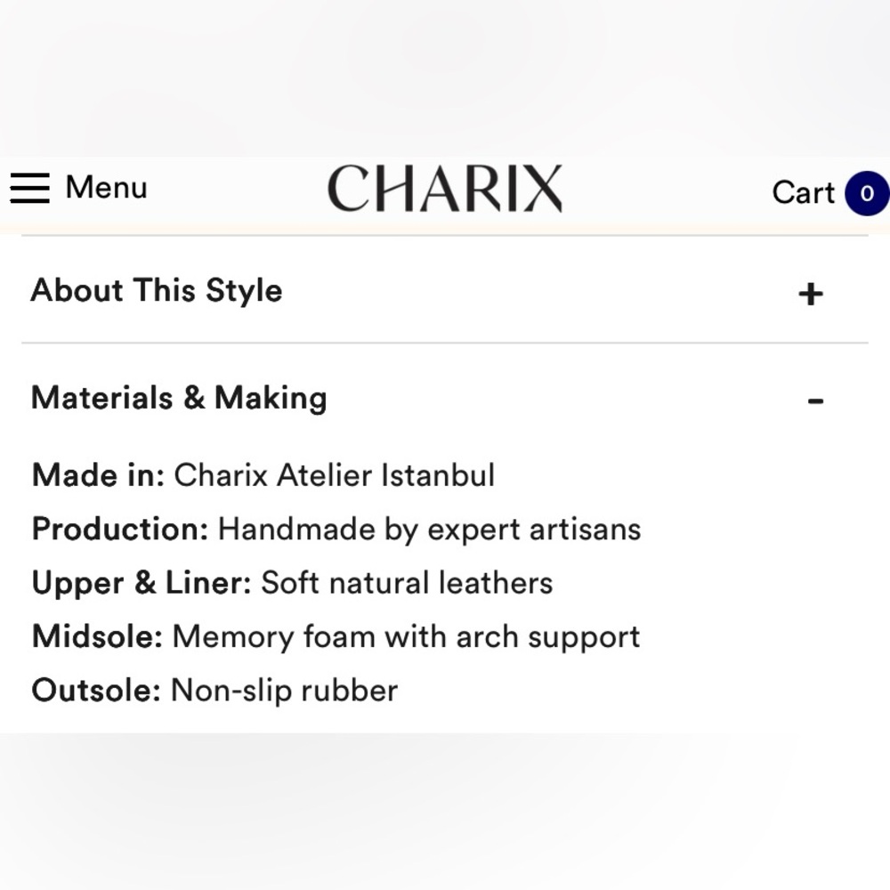 Charix artisan shoes, NWOT, Leather, sz. 37 - Picture 9 of 11